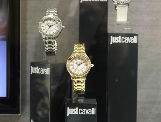 Just Cavalli Luminal Collection Display at Baselworld 2014